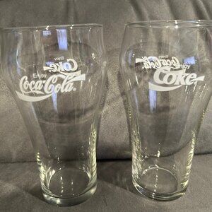 2 Coca-Cola Glasses
